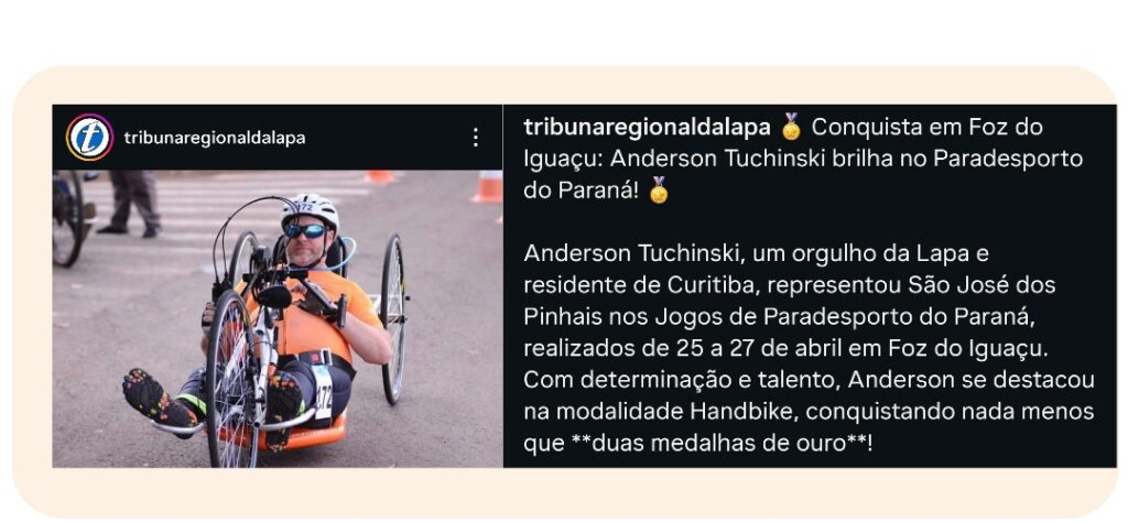 Tribuna Regional da Lapa.
Anderson Deoli - O PcD que defende você.
